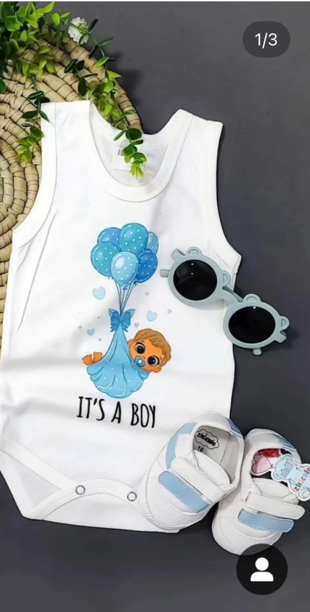 بادی پنبه نوزاد it’sboy