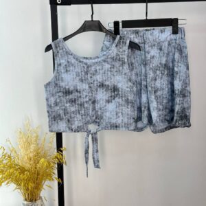 ست تاپ شرتک گره ای وارداتی