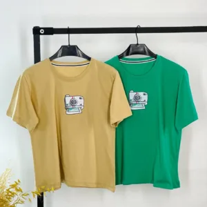 تیشرت نخ پنبه دوربین