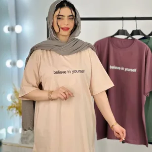 تیشرت لانگ نخ پنبه رایا