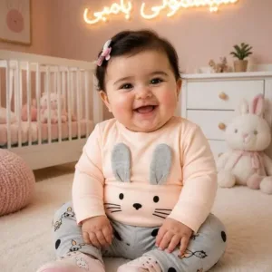 ست خرگوش صورتی اقتصادی بامبی