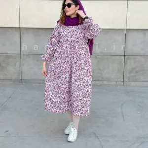 مانتو عروسکی حانی گلی مدل مه گل