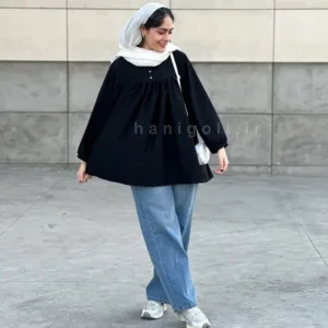 مانتو عروسکی مدل ماه حانی گلی