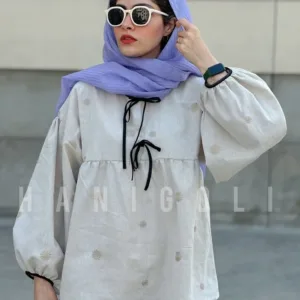 مانتو لینن مدل سیمین حانی گلی