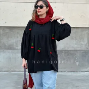 مانتو کبریتی مدل گیلاسی حانی گلی