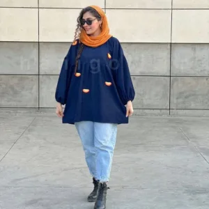 مانتو کبریتی مدل ترنج حانی گلی