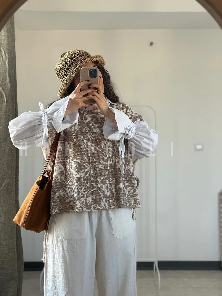 وست پاییزه گرم و نرم بغل بندینکدار - 3