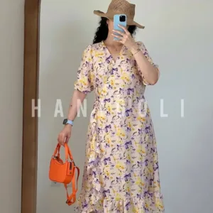 پیراهن زنانه مدل نسیم حانی گلی